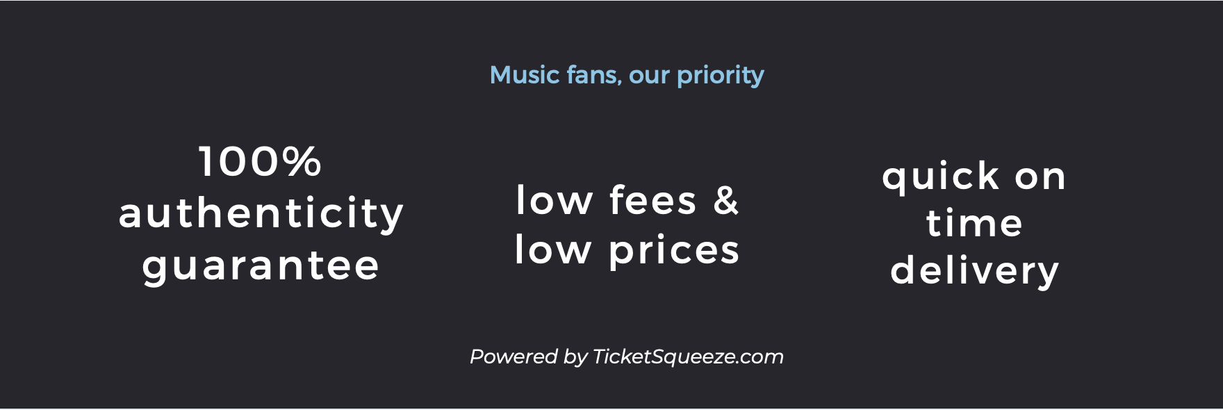 Newman Outdoor Field ticket guarantee